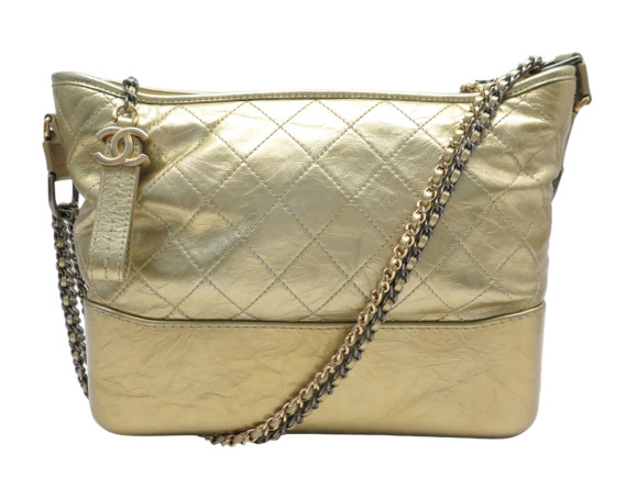 sac a main chanel gabrielle medium a93824y cuir dore