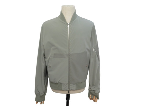  veste hermes blouson zippe bord cote m 48 en