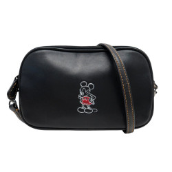 sac a main coach x disney mickey 66150 en cuir noir
