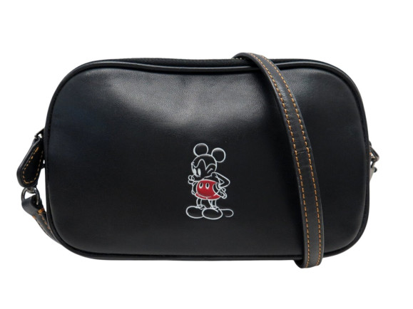 sac a main coach x disney mickey 66150 en cuir noir