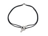 collier hermes skipper noir argent 925 bracelet