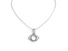pendentif hermes cleopatre en acier palladie
