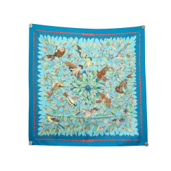 foulard hermes les merises a. de jacquelot carre