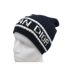  bonnet christian dior logo etoile laine