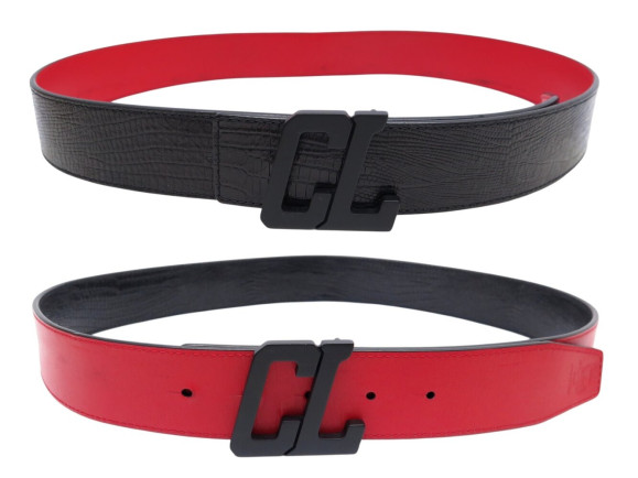 ceinture christian louboutin happy rui boucle logo