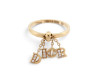 bague christian dior breloques charms t53 or jaune 18k
