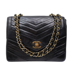  sac a main chanel classique timeless en cuir