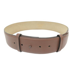 ceinture large alaia t70 a 74 cm cuir marron brown