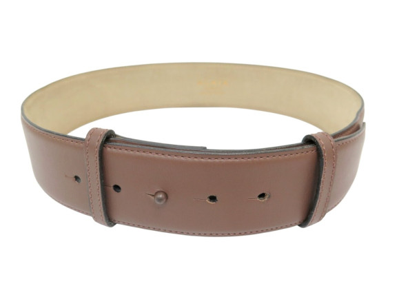 ceinture large alaia t70 a 74 cm cuir marron brown