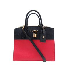 sac a main louis vuitton steamer pm m54868 cuir noir
