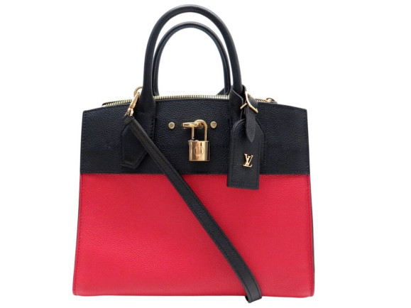 sac a main louis vuitton steamer pm m54868 cuir noir