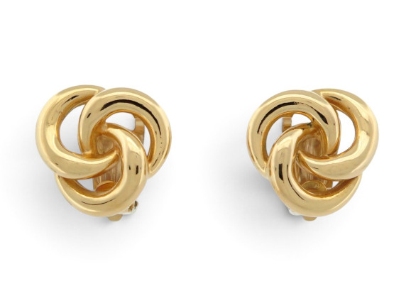 boucles d'oreilles celine anneaux entrelaces