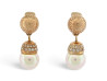 boucles d'oreilles christian dior pendantes