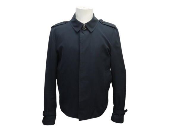 blouson burberry impermeable court bleu marine 52 l