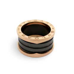 bague bulgari b zero 1 345853 or rose 18k 9.6gr