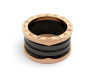 bague bulgari b zero 1 345853 or rose 18k 9.6gr