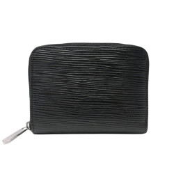 porte monnaie louis vuitton zippy en cuir epi noir
