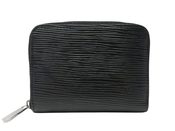 porte monnaie louis vuitton zippy en cuir epi noir