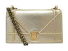 sac a main dior diorama small cuir graine dore