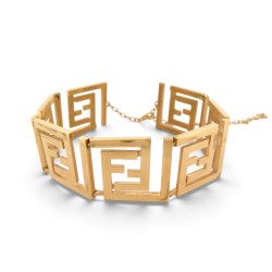 collier fendace fendi x versace choker ras de cou logo
