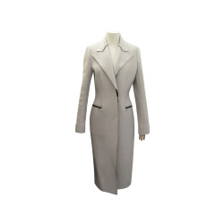manteau lanvin long cintre bords francs 36 s