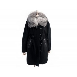 MANTEAU PAULE KA CABAN LONG 40 M LAINE & COL EN FOURRURE DE RENARD BLOUSON 850€