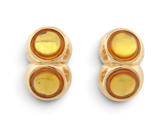 boucles d'oreilles yves saint laurent pierres