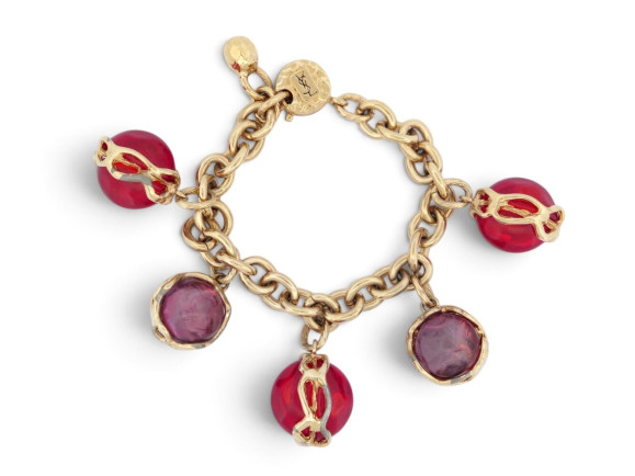 bracelet yves saint laurent breloques charms