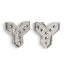  boucles d'oreilles yves saint laurent grandes