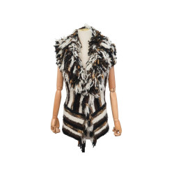 veste sans manche lanvin s 36 m 38 en tweed laine