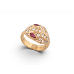 bague bulgari serpenti seduttori 352795 57 diamants or