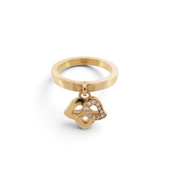 bague piaget magic garden 53 diamants 0.12ct or jaune