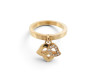bague piaget magic garden 53 diamants 0.12ct or jaune