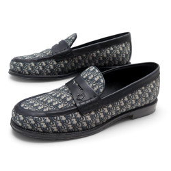 chaussures christian dior mocassins granville 42 toile