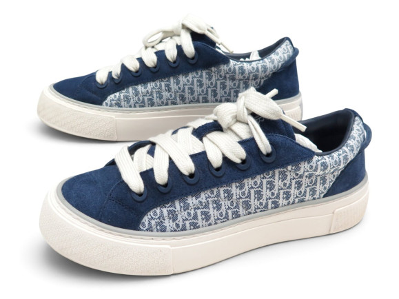chaussures dior b33 oblique 3sn303zwn daim toile 42