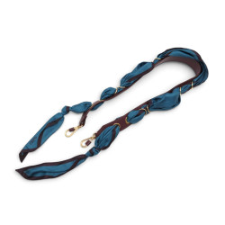  anse bandouliere chloe en cuir marron foulard