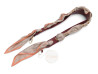  anse bandouliere chloe en cuir marron et foulard