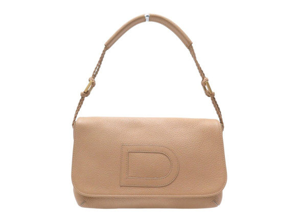 sac a main delvaux le louise pin cuir camel porte