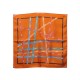 NEUF FOULARD GAVROCHE HERMES BOLDUC DUMAS CARRE EN SOIE ORANGE SILK SCARF 150€