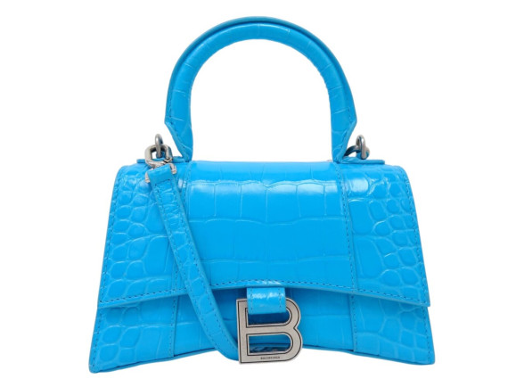 sac a main balenciaga hourglass xs 592833 cuir