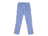 pantalon loro piana a rayures en lin coton soie