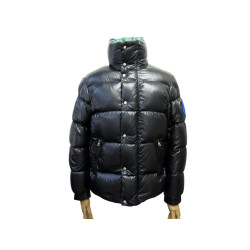 blouson doudoune moncler dervaux noir vert manteau 38