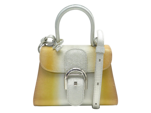  sac a main delvaux brillant mini lezard sunlight