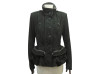  manteau burberry brit daim noir cintre peplum