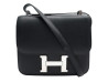 sac a main hermes constance 24 en cuir epsom noir