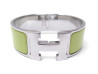 bracelet hermes clic clac h large en acier palladie