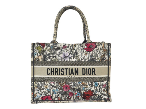 sac a main christian dior book tote medium en toile