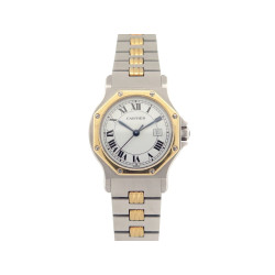  montre cartier santos octogonale gm 2966