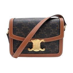  sac a main celine triomphe teen 188882 toile veau