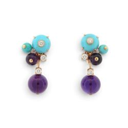  boucles d'oreilles cartier delices de goa diamant